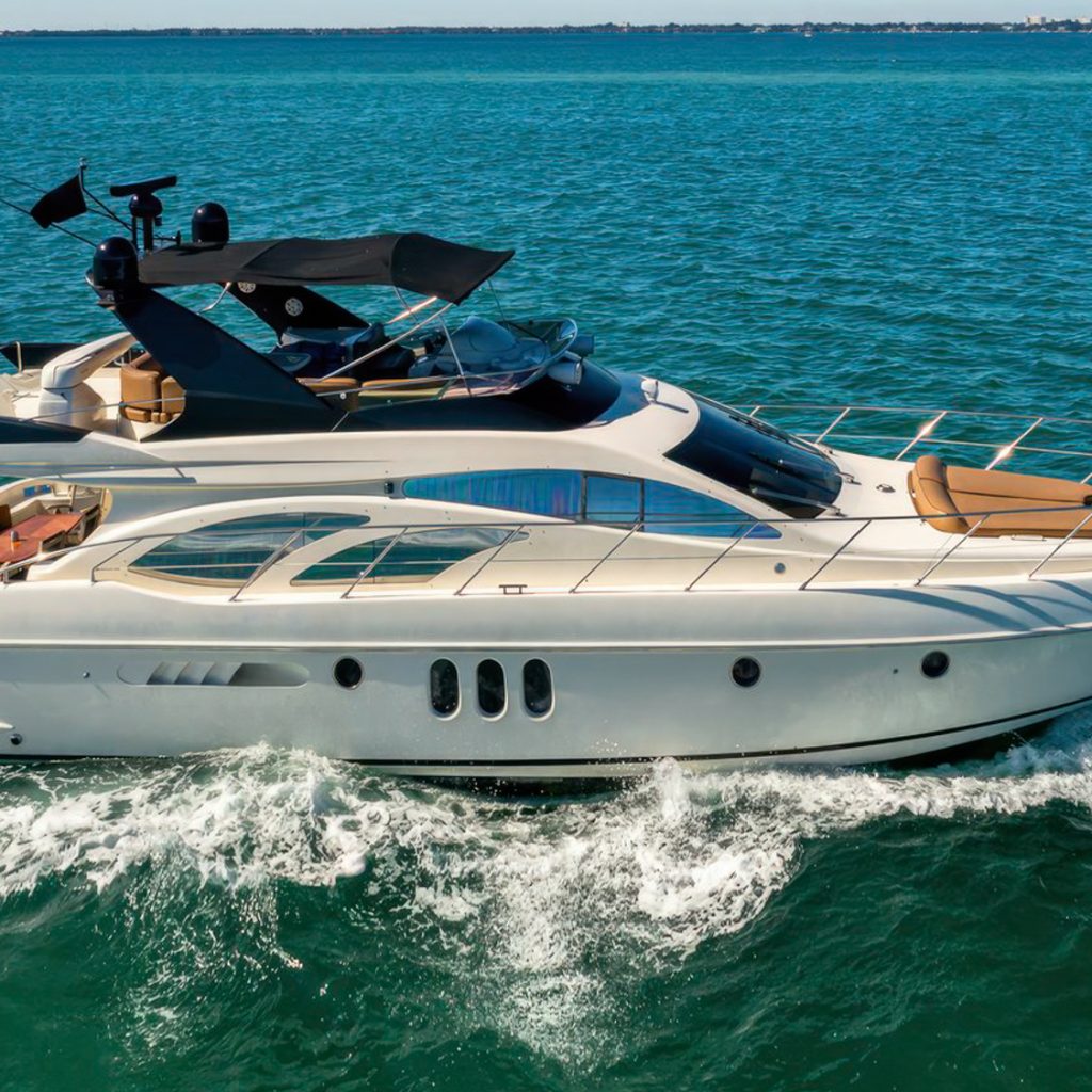 Azimut 62’ Luxury Yacht For Charter In Miami, FL